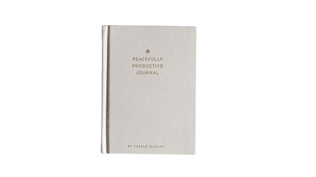peacefully productive journal